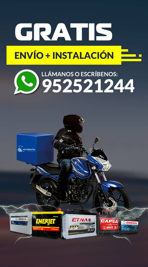 Delivery de Baterías todo Tacna, gratis